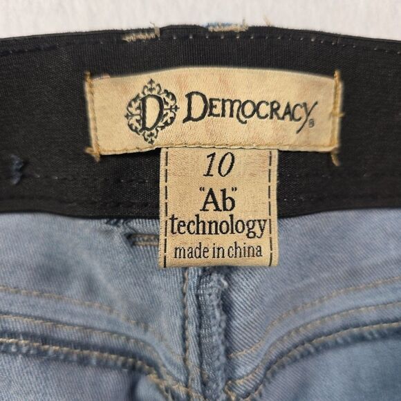 Democracy AB Technology Jeans Women's Size 10 Stretch Skinny - Picture 5 of 11